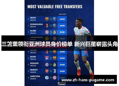 三笘薰领衔亚洲球员身价榜单 新兴巨星崭露头角