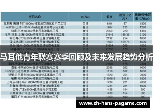 马耳他青年联赛赛季回顾及未来发展趋势分析